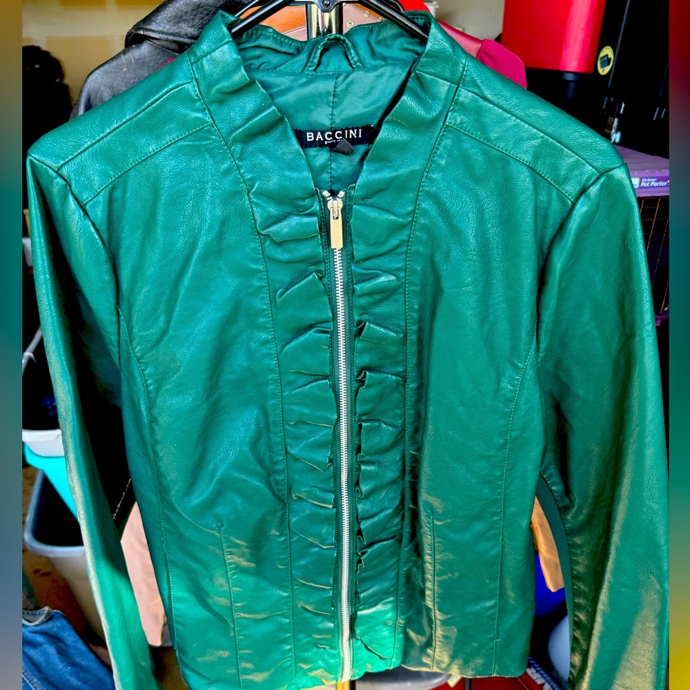 Baccini Vegan / Faux Leather Ladies Jacket